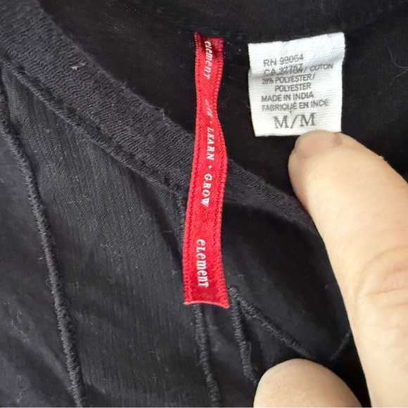 Anthropologie Element Sheer Black Sleeveless Top. Women’s Size Medium - Picture 7 of 8